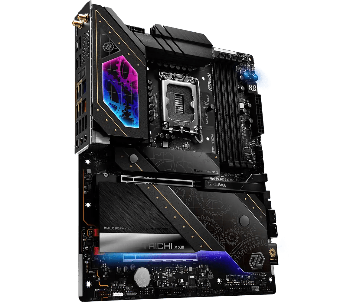 ASRock Z890 Taichi LGA1851 Socket Gaming Motherboard - Vektra Computers LLC ASRock Z890 Taichi LGA1851 Socket Gaming Motherboard - Vektra Computers LLC